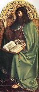 Jan Van Eyck St John the Baptist oil on canvas